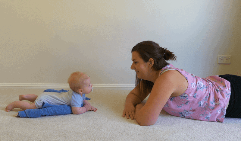 face to face tummy time